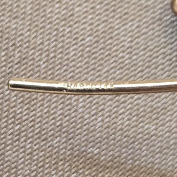 14k Gold Turquoise Threader Earrings - Picture 4 of 7